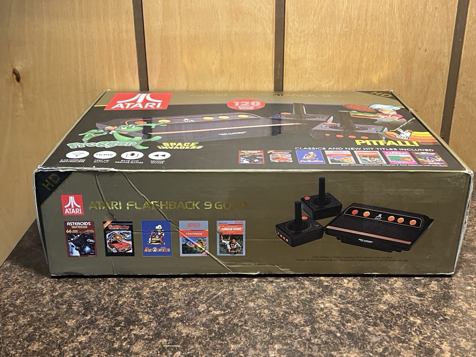 AtGames Atari Flashback 9 Gold HD Console w/ 120 Built-in Games HD Game System