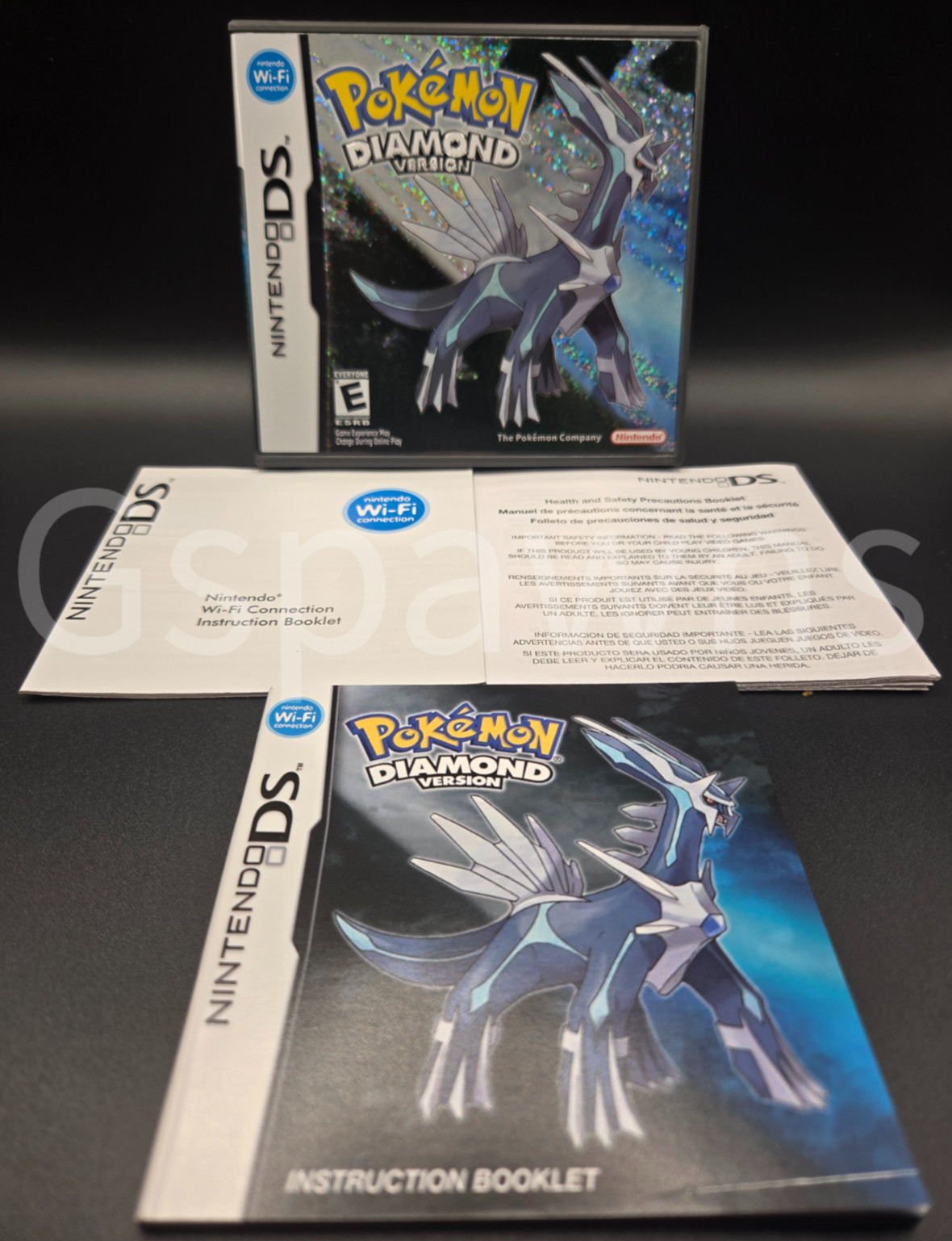 Pokémon Diamond Version Replacement Case and Manual Only (No Game) Nintendo DS