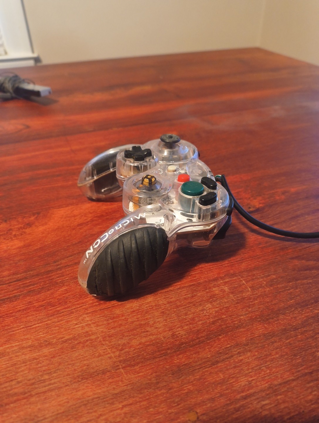 Nintendo Wii/GameCube Controller – Clear “Damaged Repair Or Parts” #4