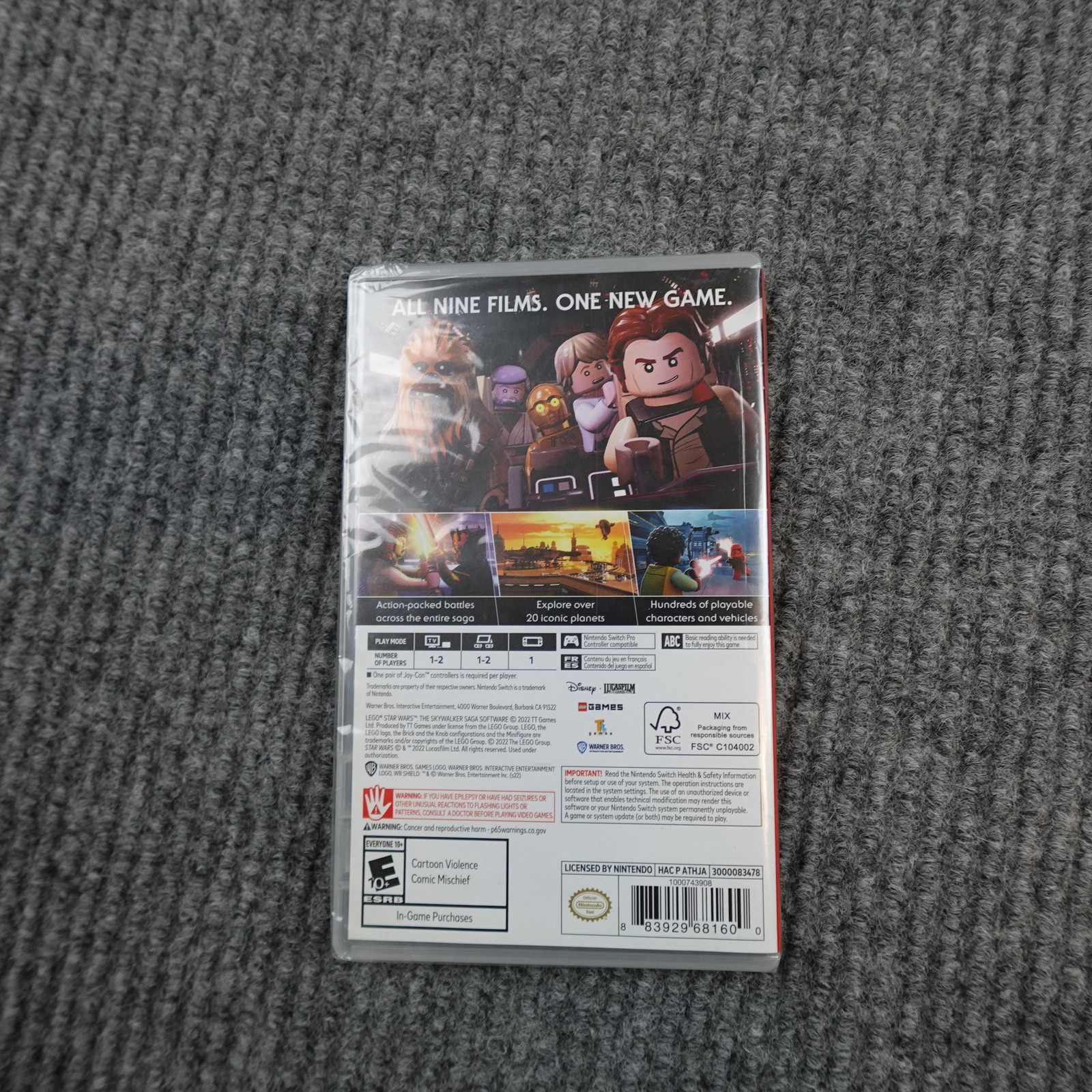 Lego Star Wars The Skywalker Saga Nintendo Switch Video Game New Sealed WB Games