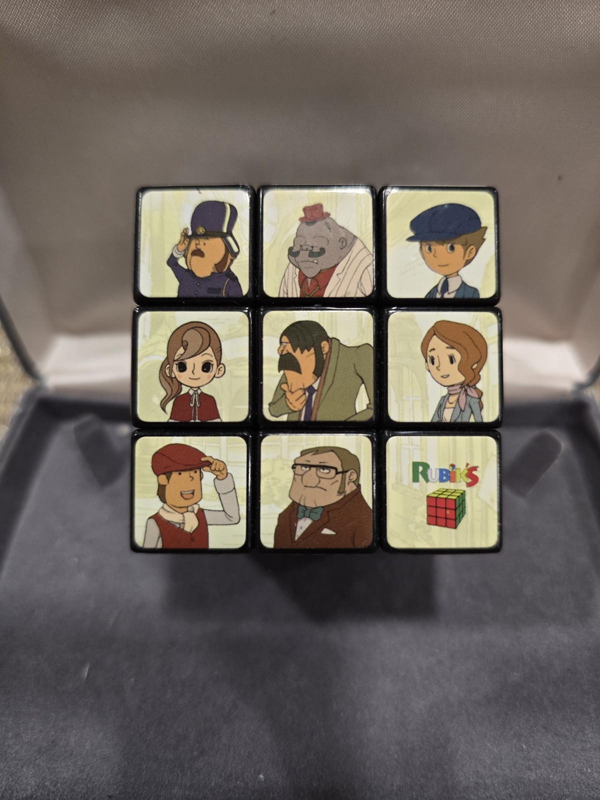 Nintendo Promotional Professor Layton and the Unwound Future Rubik’s Cube Rare!!