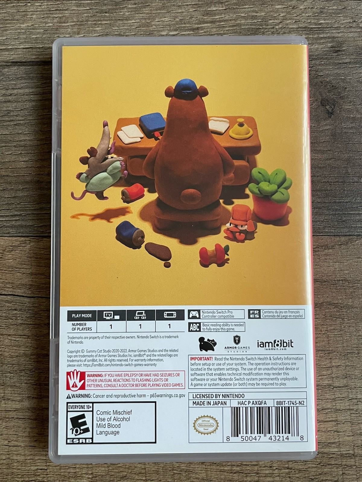 Bear & Breakfast Iam8bit Edition Nintendo Switch CIB Complete w/ Keychain