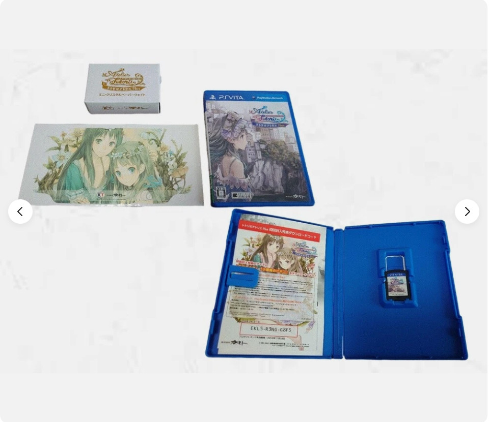 Atelier Shin Rorona Totori Meruru Premium Box 3Games Set PS VITA Japane