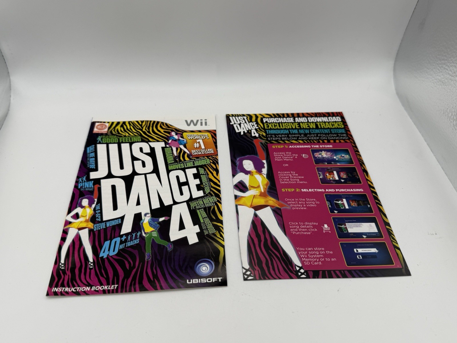 2012 Nintendo Wii Just Dance 4 Video Game CIB Unisoft Box Manuel Disc TESTED
