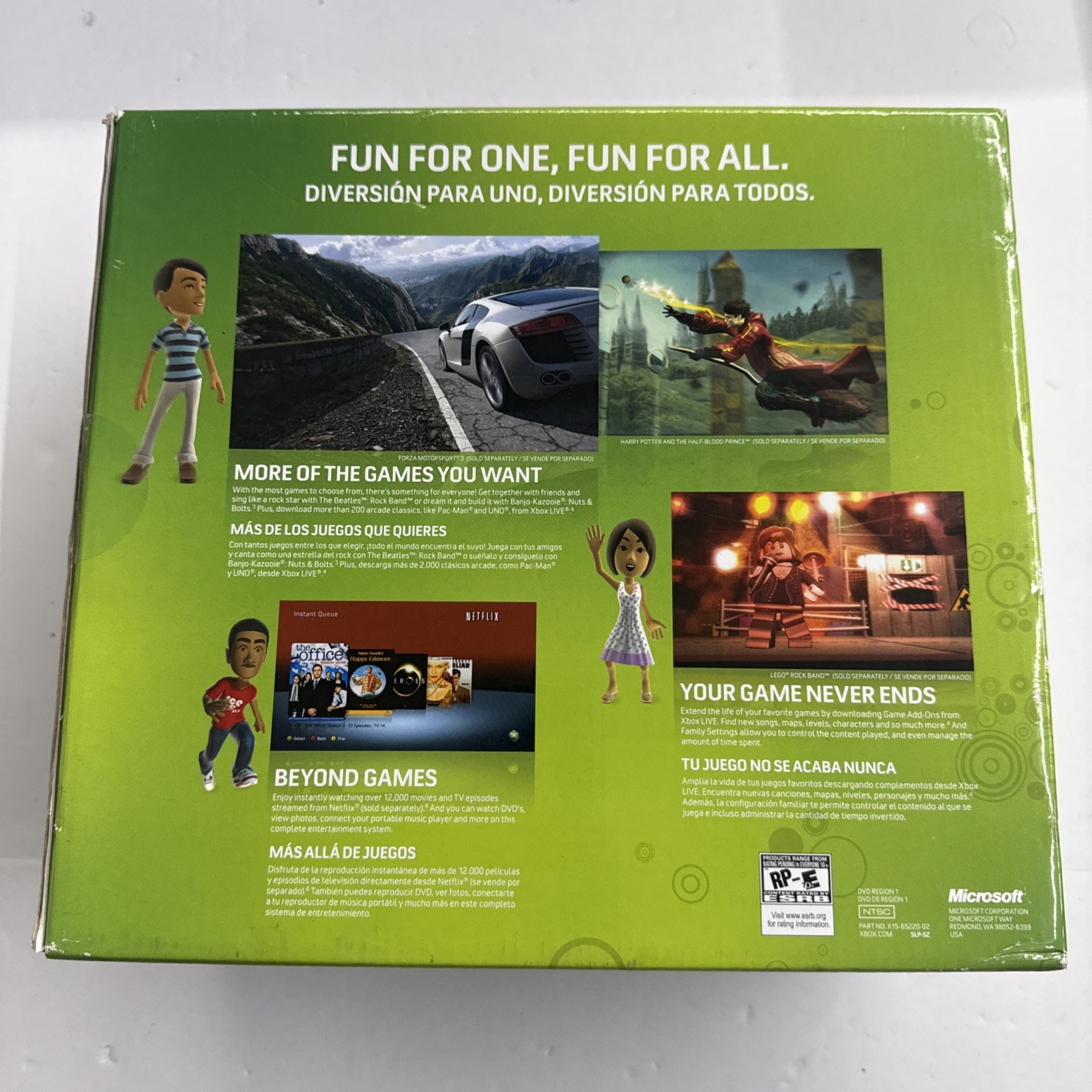 BOX ONLY – Xbox 360 Arcade Banjo-Kazooie Viva Piñata Console Box Only