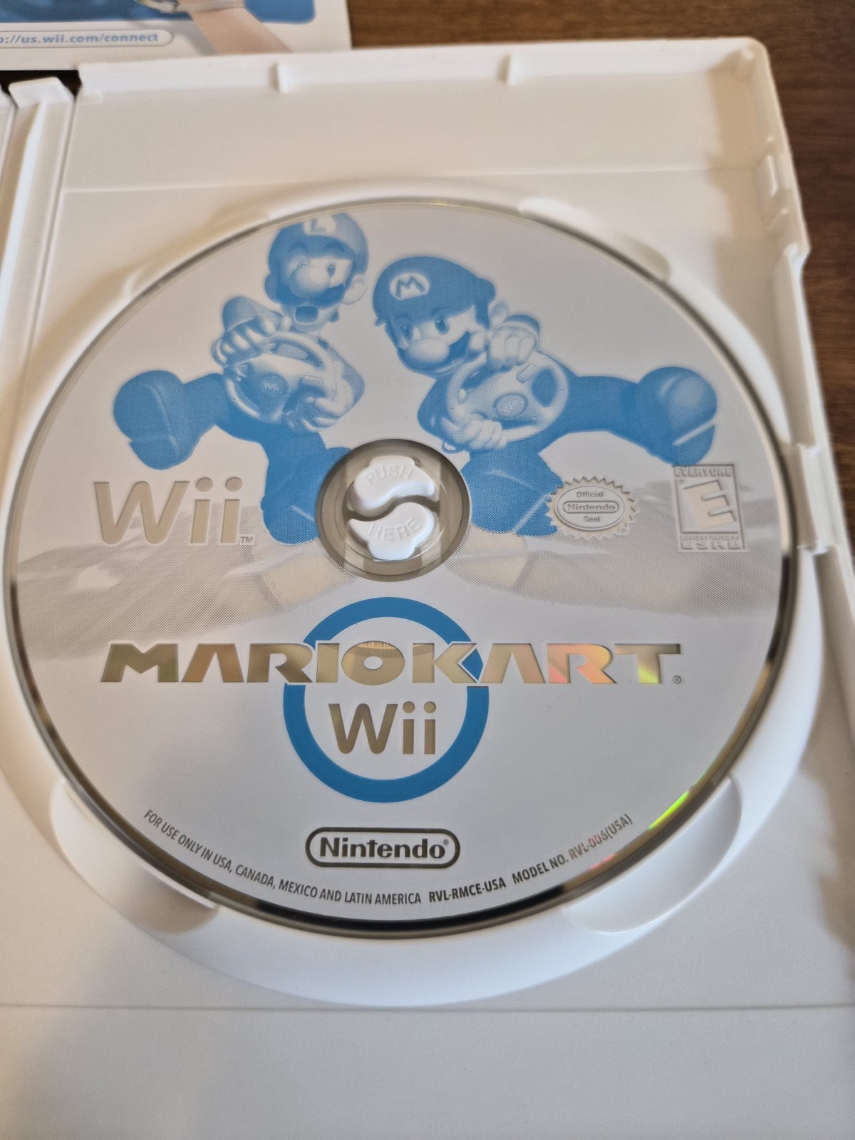 Mario Kart Wii with Cars Wheel Bundle – Tested Working