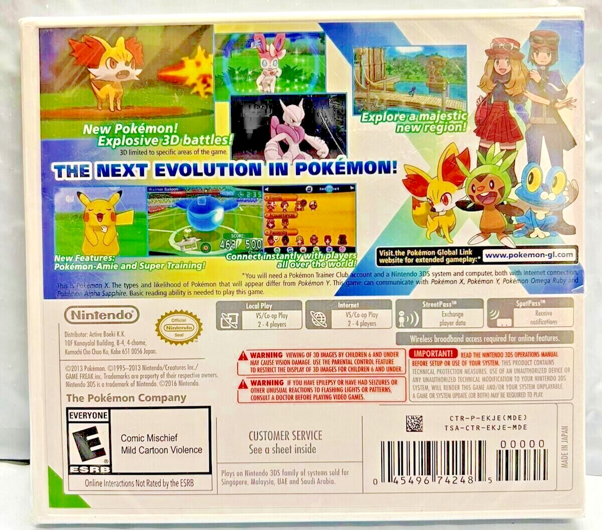 Pokemon X – Nintendo 3DS – New Factory Sealed