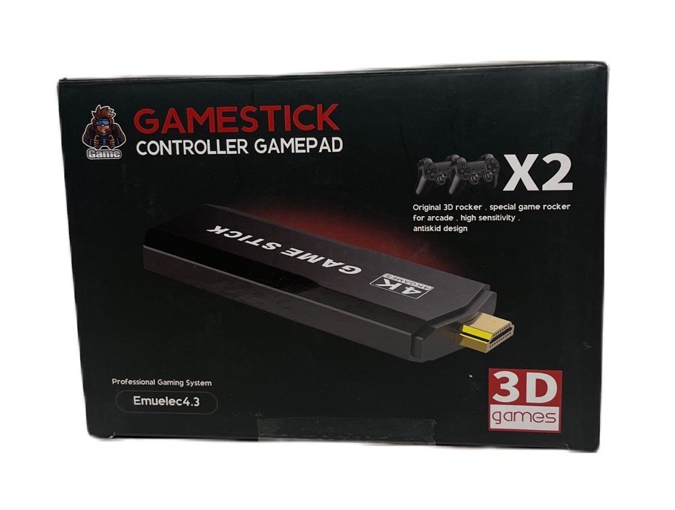 Retro Game Stick x2 Console 4k HD GD10 + Built-in 50 Emulators