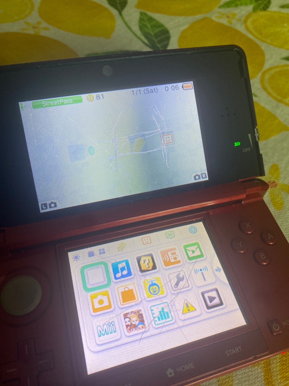 Nintendo 3DS Handheld System – Flame Red