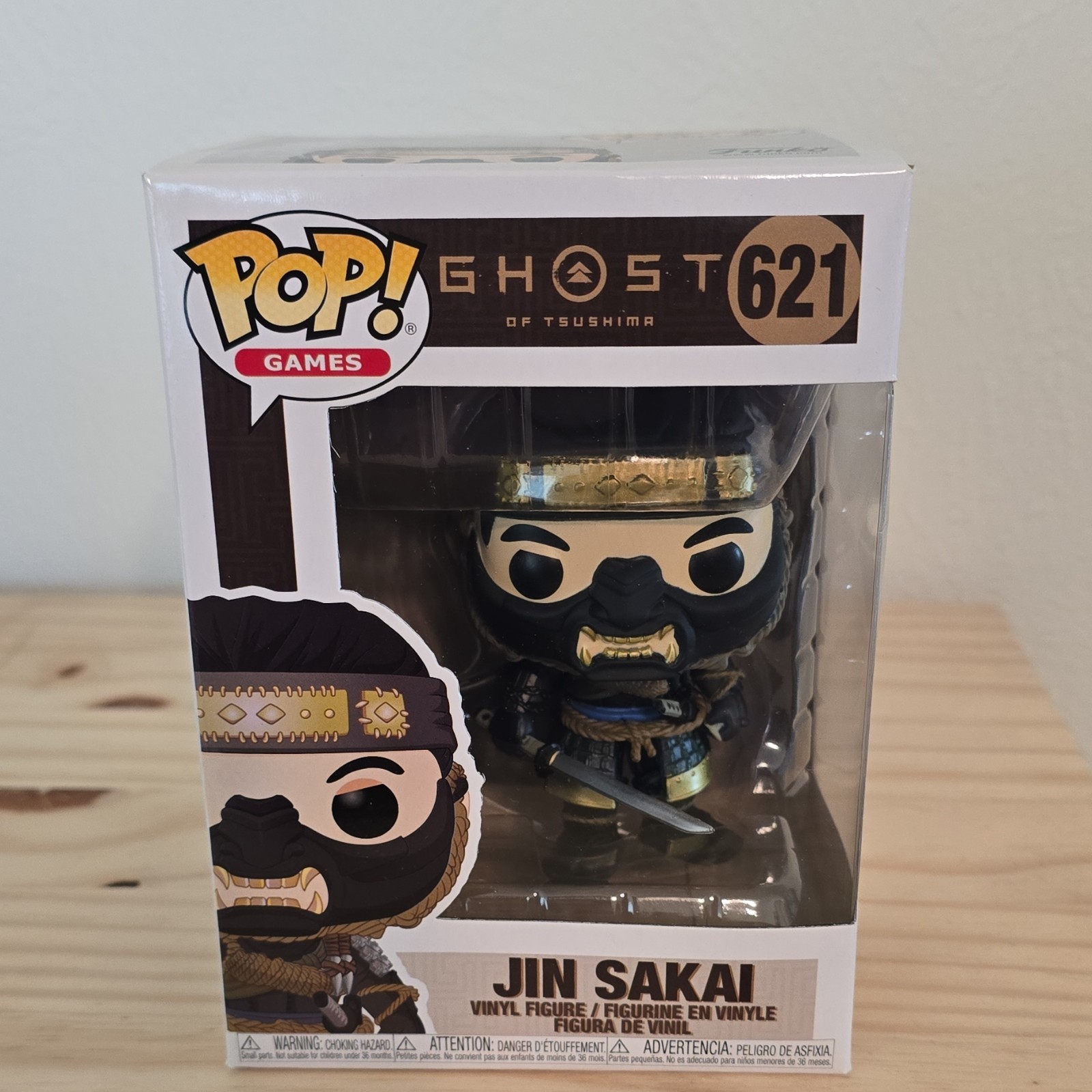 Funko Pop! Games Ghost of Tsushima Jin Sakai Vinyl Figure #621 (2022)