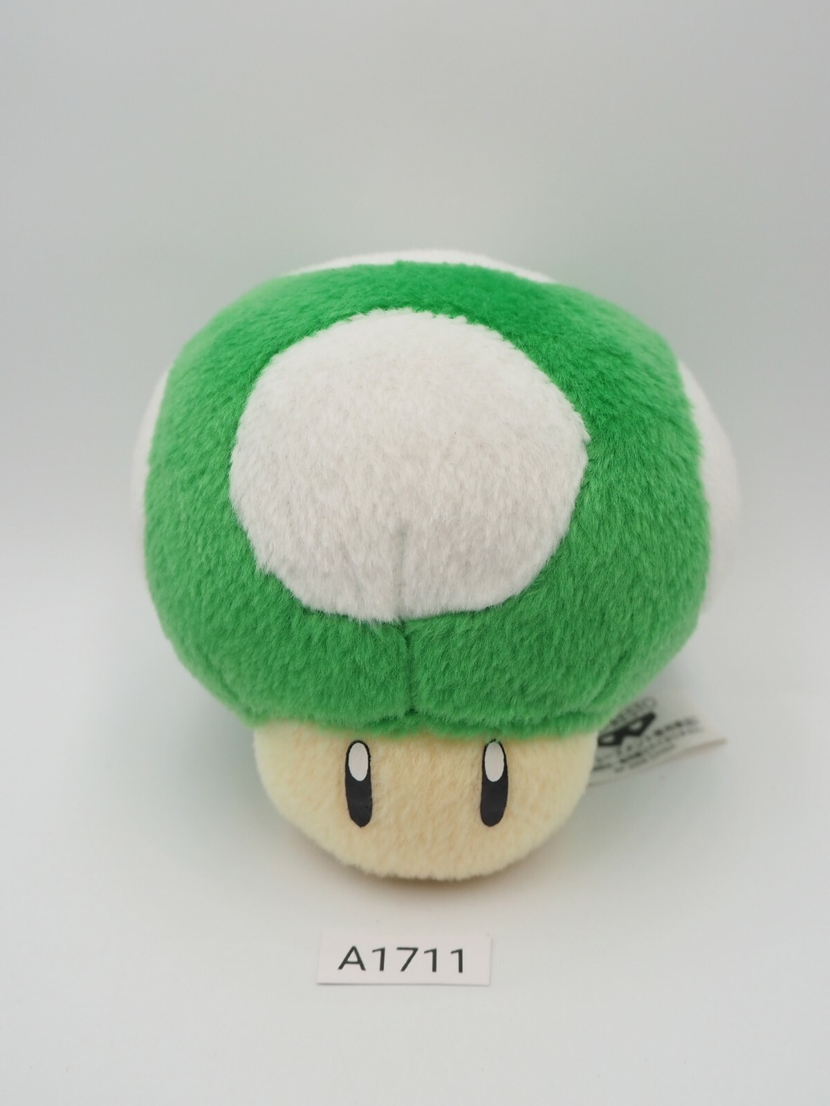 Super Mario Bros Green A1711 Mushroom 2006 Plush 3.5″ Toy Doll Japan
