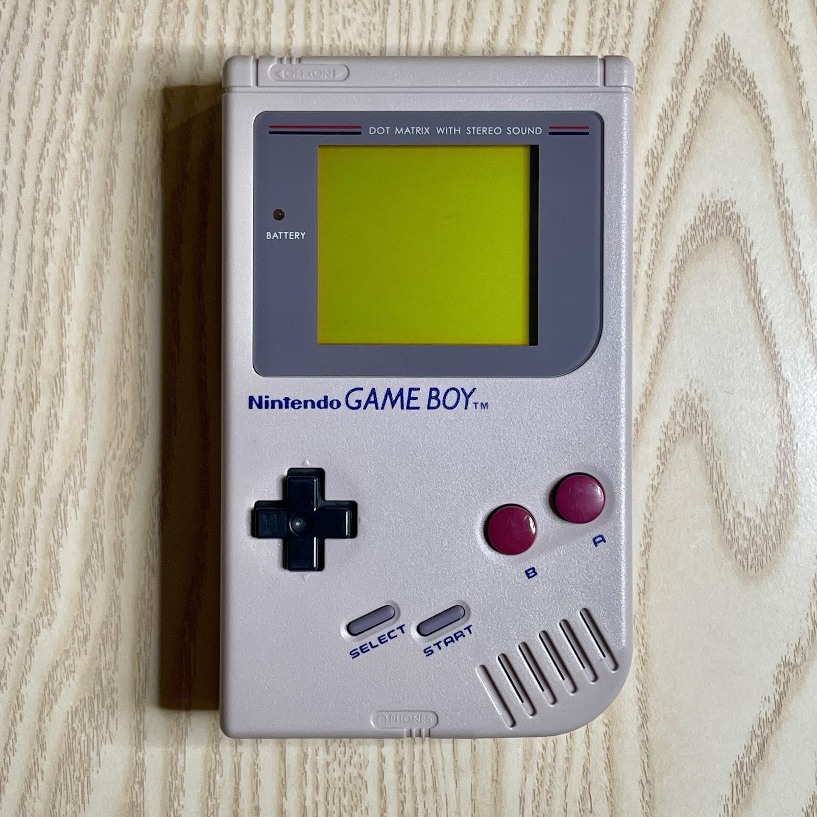 Original Nintendo GameBoy DMG-01 Handheld Console Gray CIB Complete In Box