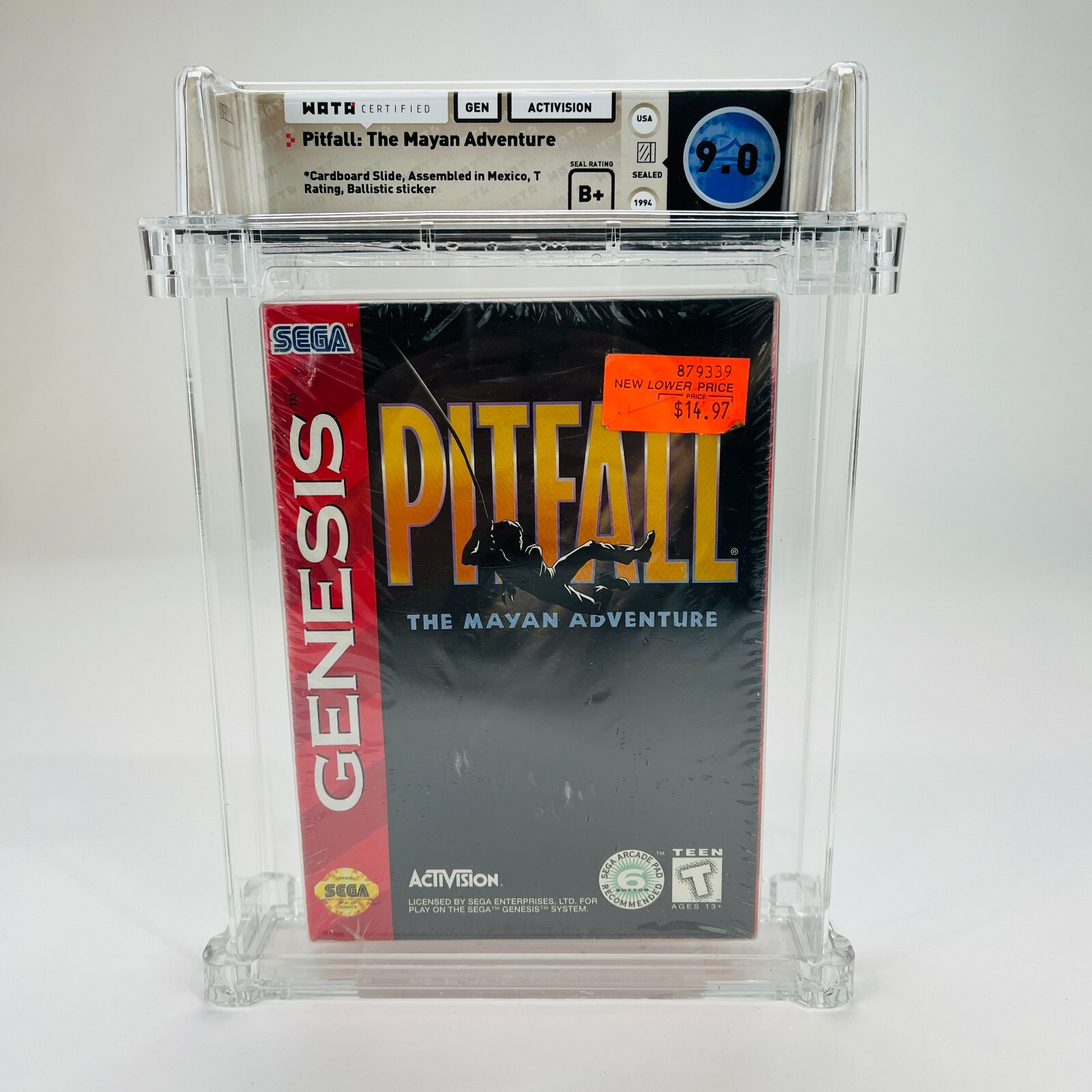 Pitfall: The Mayan Adventure – Sega Genesis, 1994 Assemb. in Mexico WATA 9.0 B+