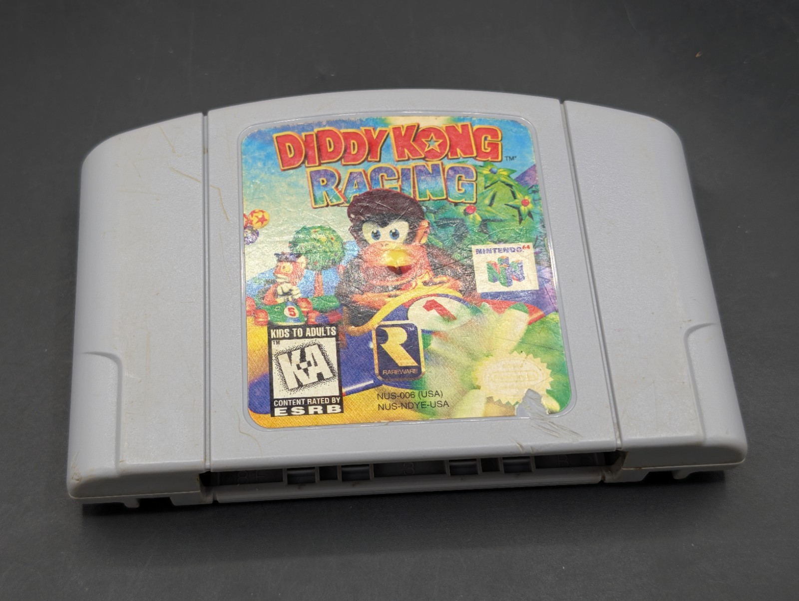 Diddy Kong Racing ( Nintendo 64 N64 ) VG Sticker – Authentic – Tested