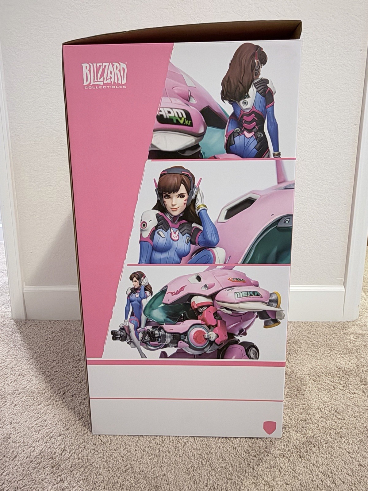 Official Blizzard Overwatch 2017 D.VA 1/6 Scale MEKA Statue Figure W/ Box