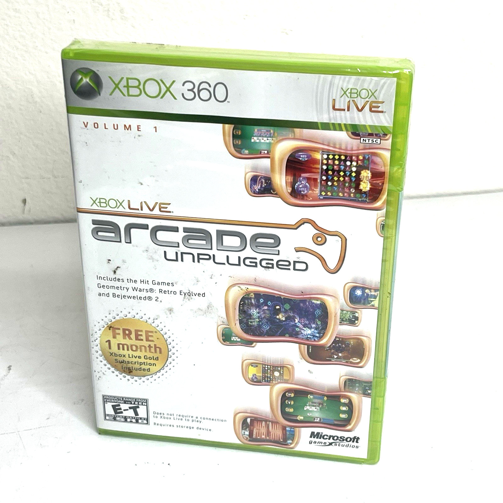 Xbox Live Arcade Unplugged Vol. 1 (Microsoft Xbox 360, 2006) Sealed New.