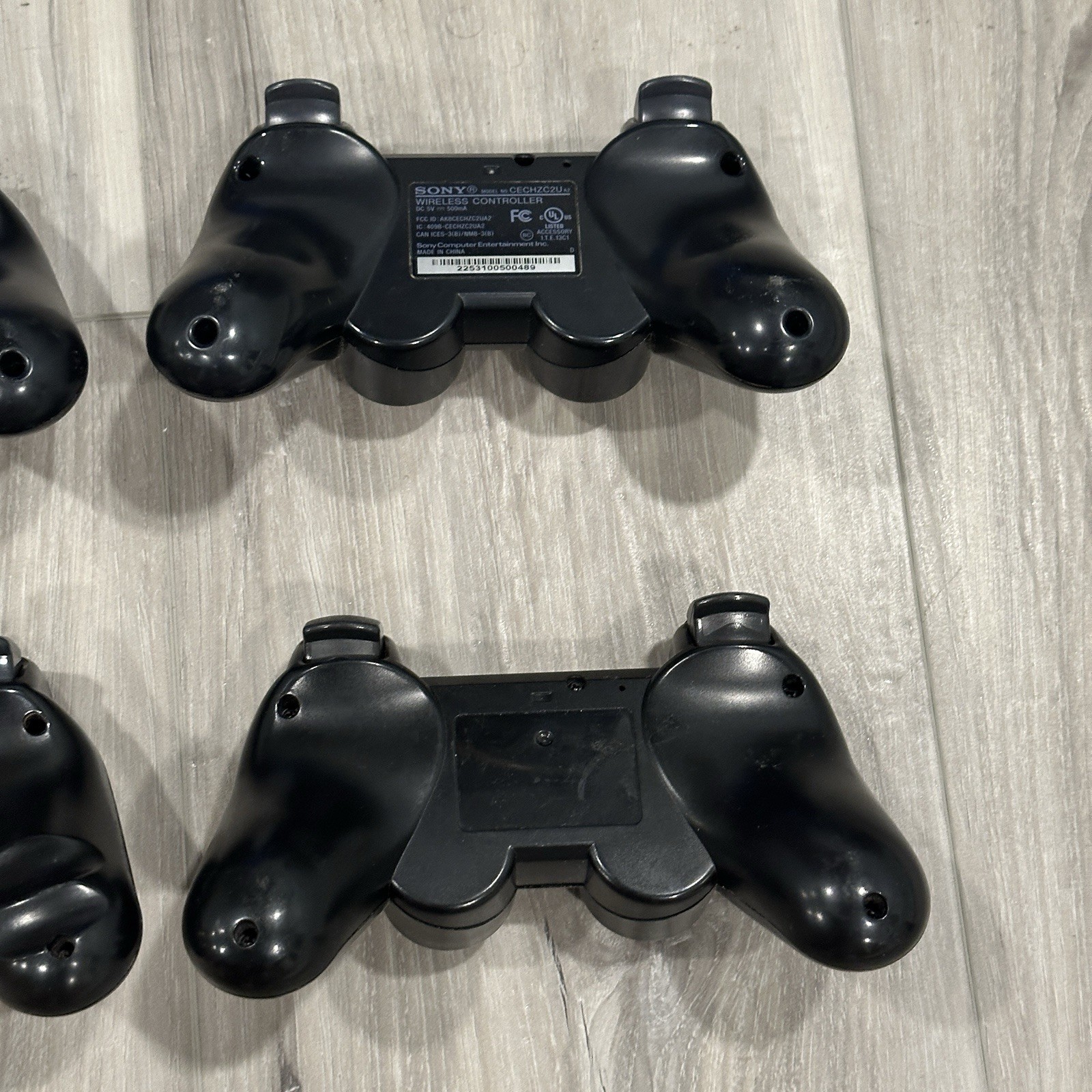 Lot of 6 PS3 Dualshock 3/Third Party Wireless Controller Parts Repair Only