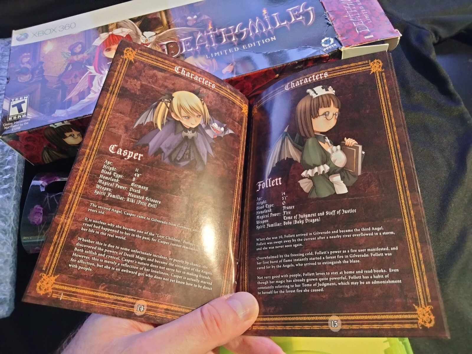 Deathsmiles – Limited Edition (Microsoft Xbox 360) CIB faceplate, game, cd STG
