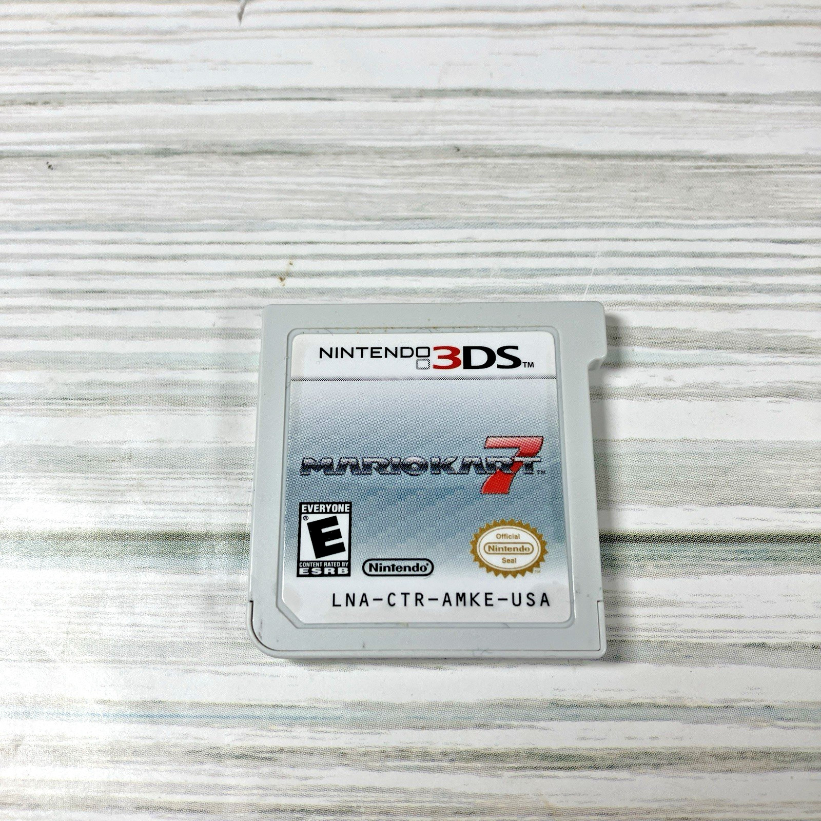 New Nintendo 2DS XL White & Orange TESTED & WORKING W/ Charger Stylus Mario Kart