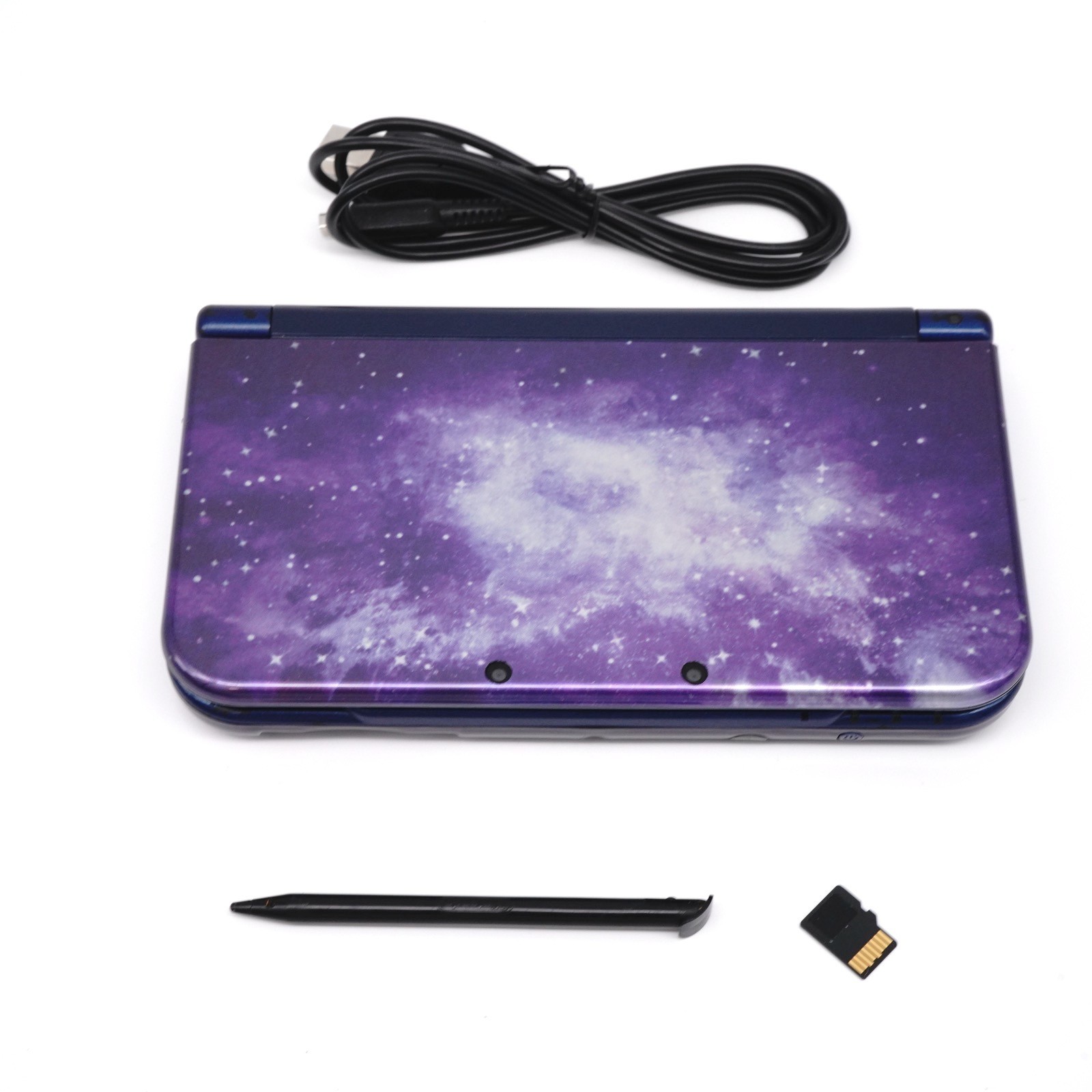 Nintendo New 3DS XL LL Galaxy Edition Purple Console + Extras (USA Seller)