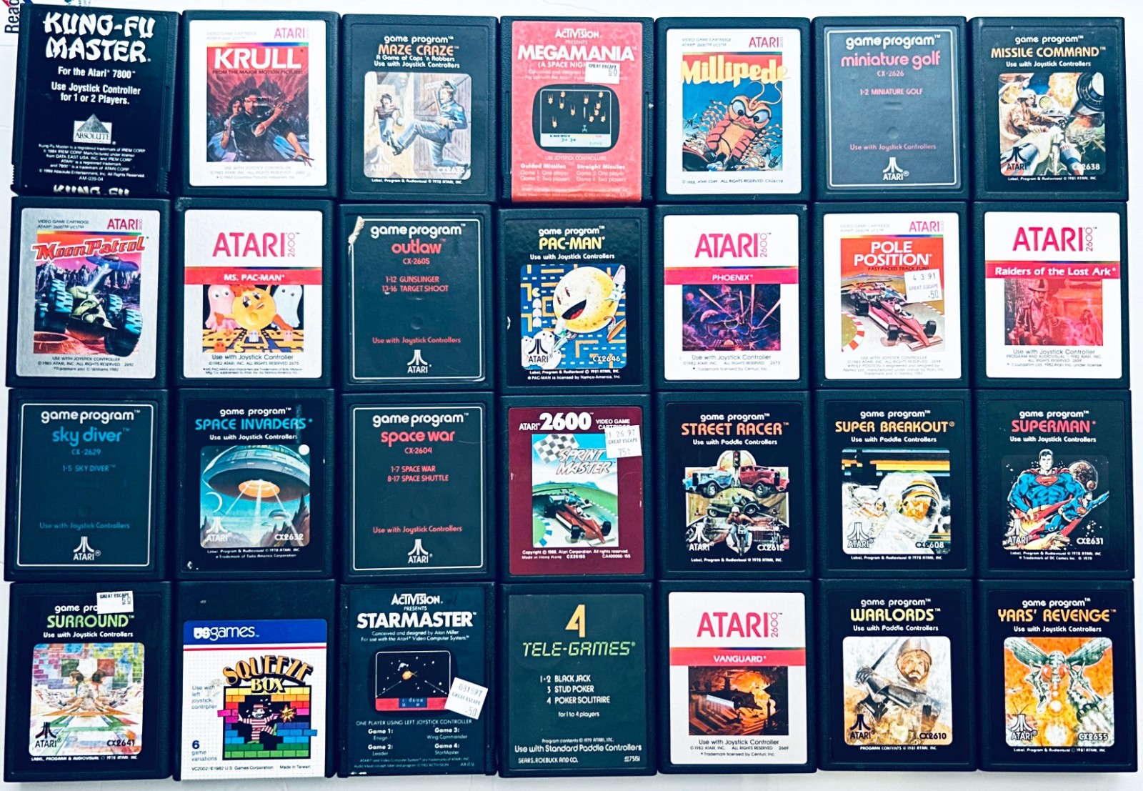 Atari 2600 Games – Pick & Choose!