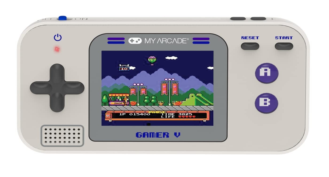 Portable Gamer V Classic: 220 Games, Easy Button Control & 2.5” Color Display