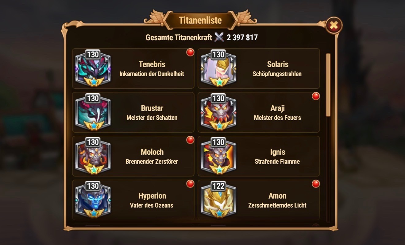 Hero Wars L130 VIP14 – 5.2M Heroes | 2.4M Titans | Arena #1 | S206