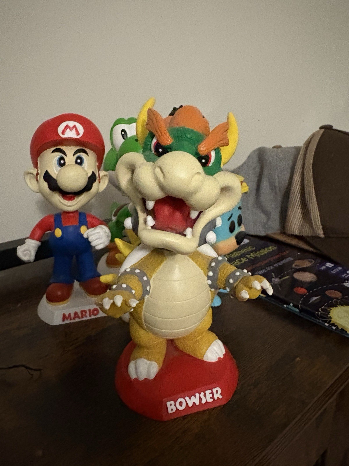Vintage Nintendo Bowser Bobblehead 2001 ToySite BD&A Collectibles Super Mario