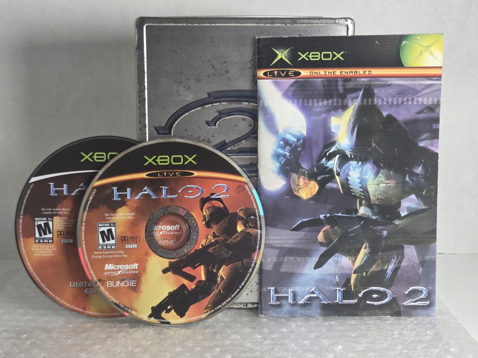 Halo 2 Limited Collector’s Edition Microsoft Xbox 2004 Complete CIB Tested OEM