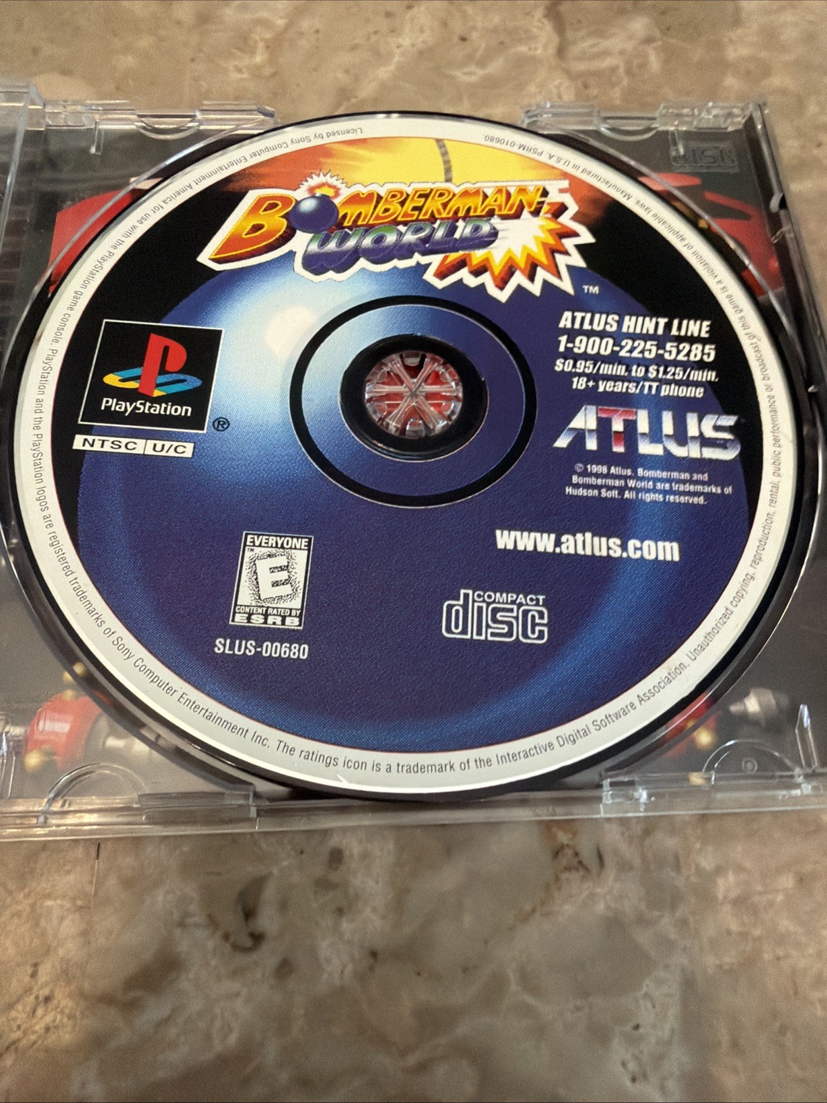 Bomberman World – Sony PlayStation 1 1998 – Missing Body Of Manual