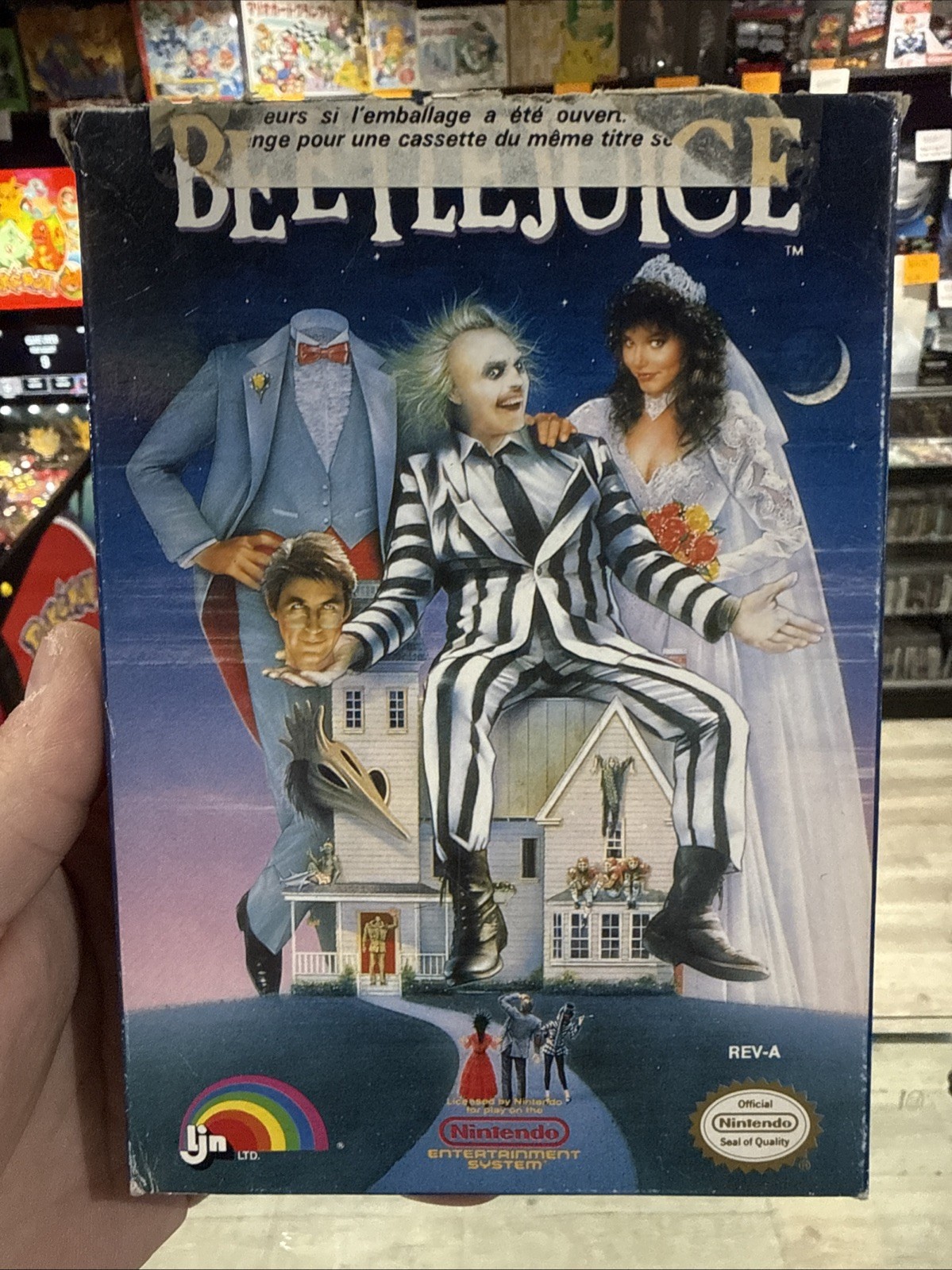 Beetlejuice – Nintendo Entertainment System NES – In Box Tested