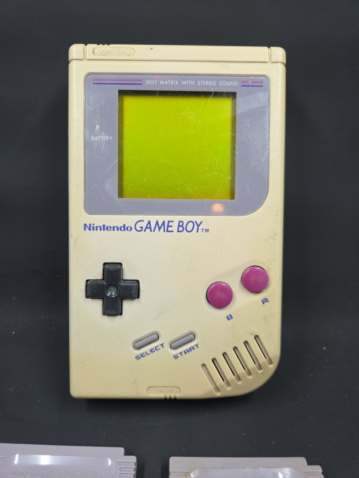 Nintendo Game Boy Launch Edition Handheld System – Gray – W/ Tetris & Game Watch