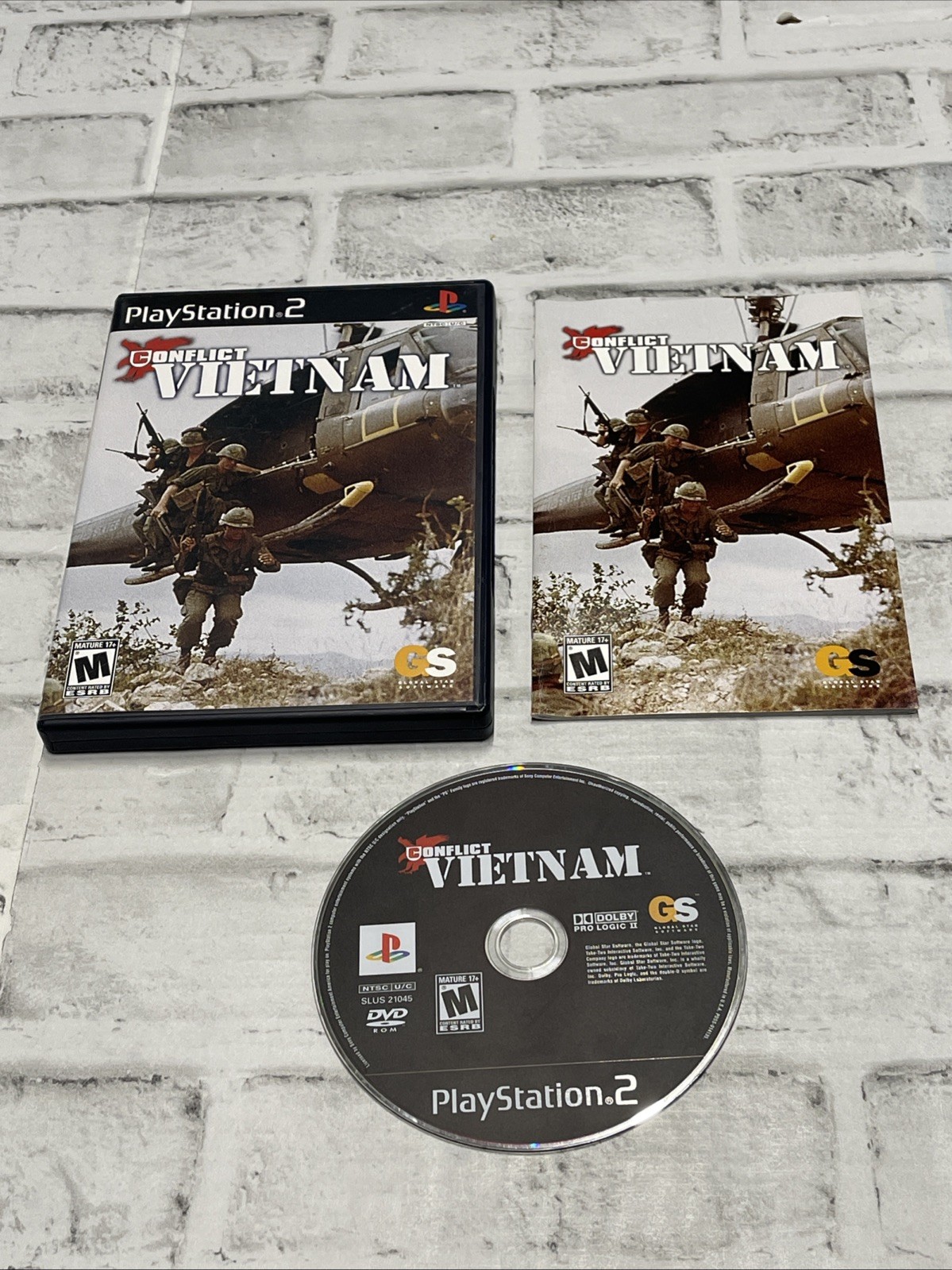 Conflict Vietnam (Sony PlayStation 2, 2004) PS2 Complete w/ Manual Tested CIB