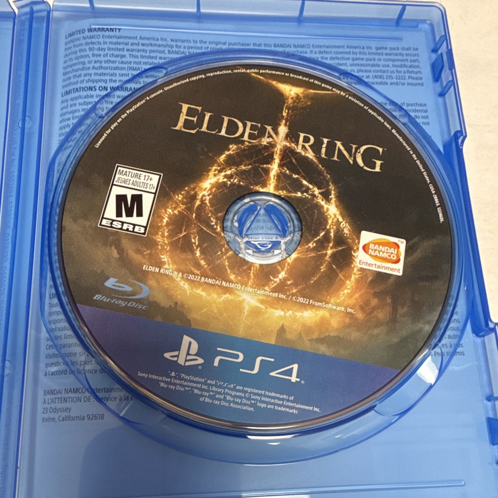 Bandai Namco Elden Ring (Sony PlayStation 4) PS4 M PS5 Upgrade Available