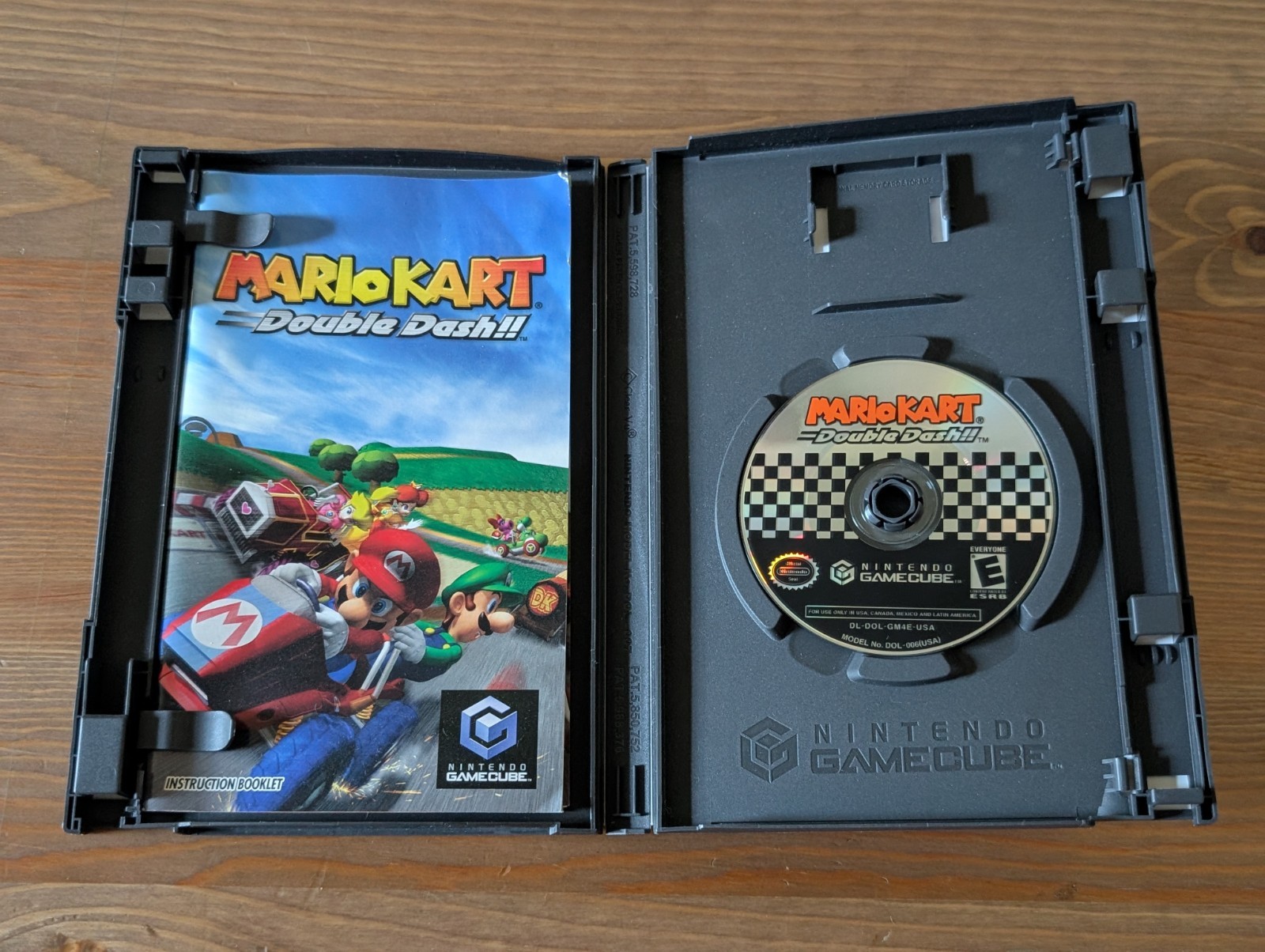 Mario Kart Double Dash Black Label Nintendo GameCube 2003, Complete in Box