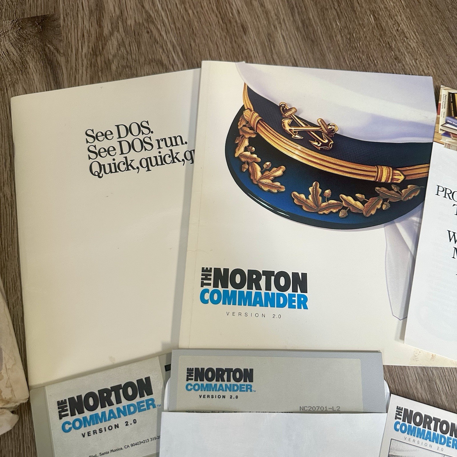 Norton Commander 2.0 IBM PC With The Original Box And The Manual 1988 Computing