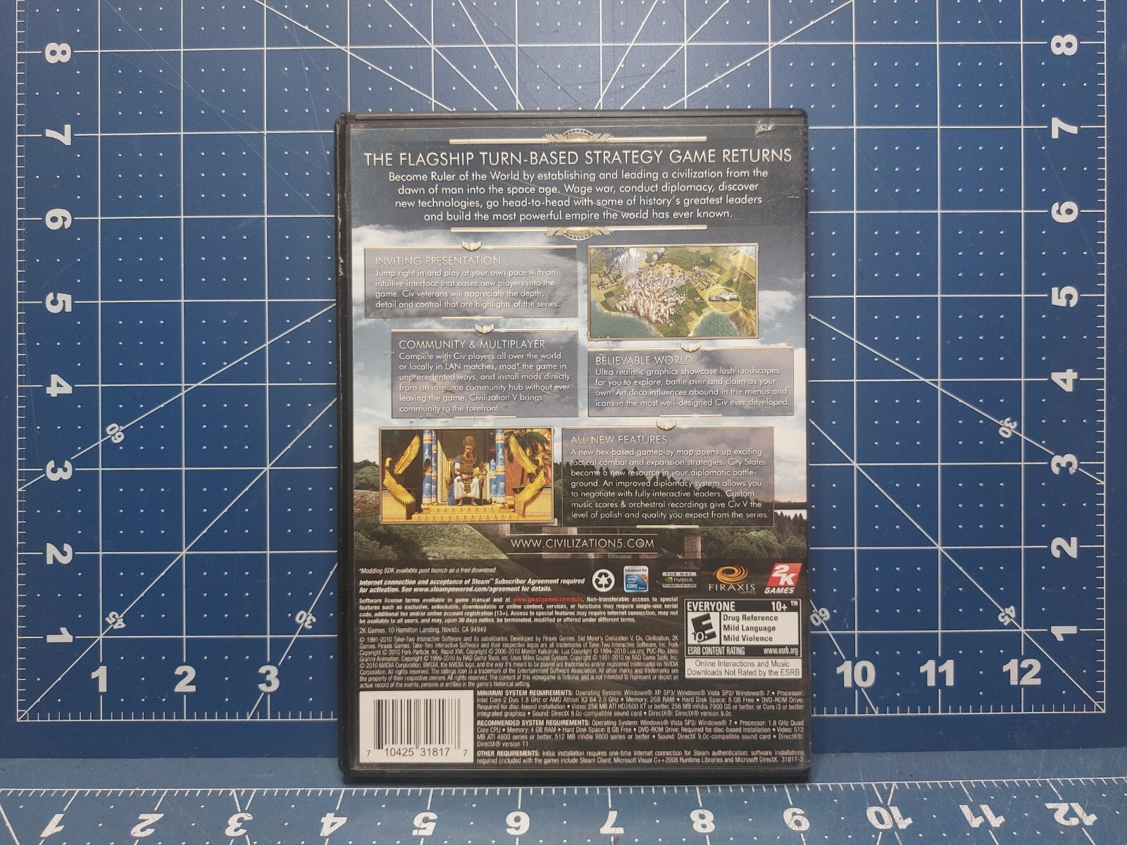 Sid Meier’s Civilization V – PC (2K Games, 2010) CIB Pre-Owned Tested Functional