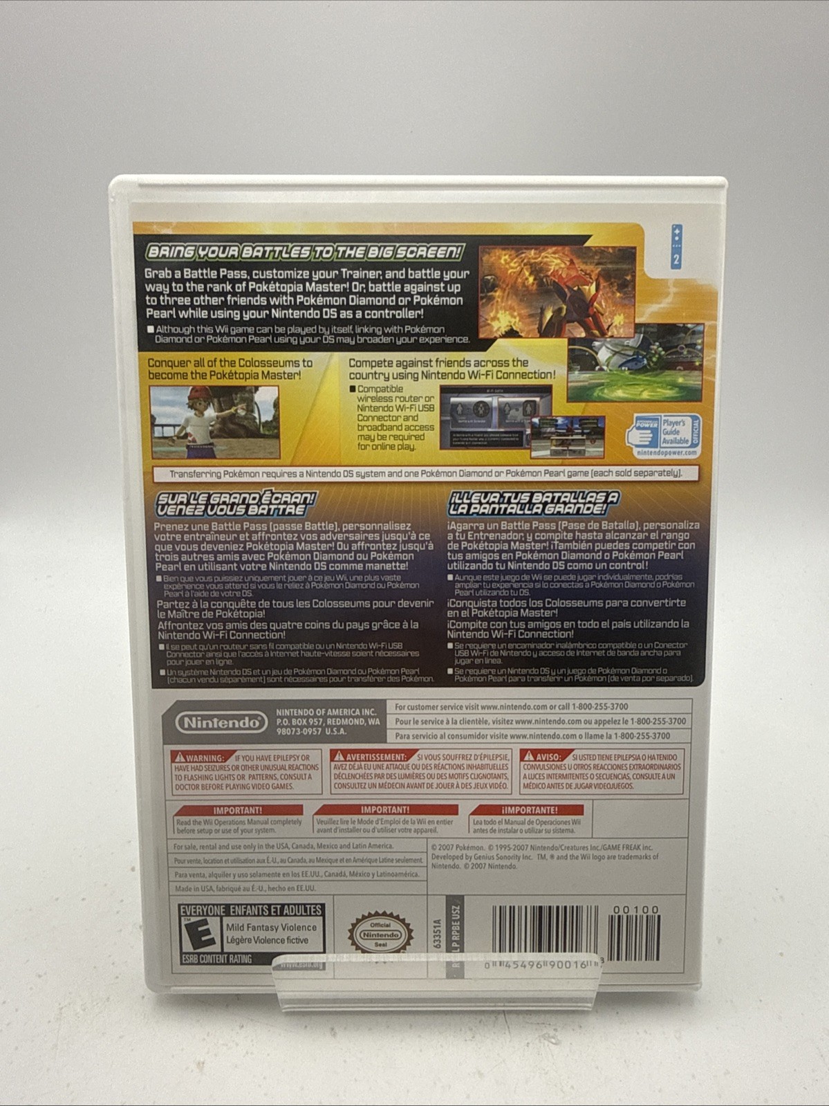Pokémon Battle Revolution Nintendo Wii | Tested and Working | CIB – Free Ship