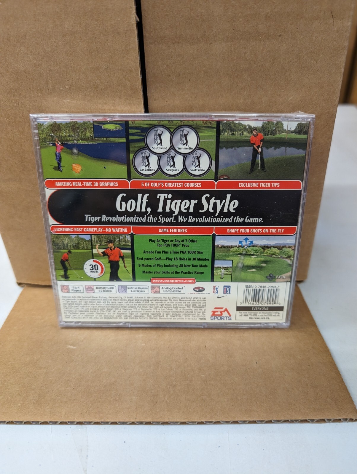 Tiger Woods ’99 PGA (PS1, 1998) – New -SEALED READ DESCRIPTION