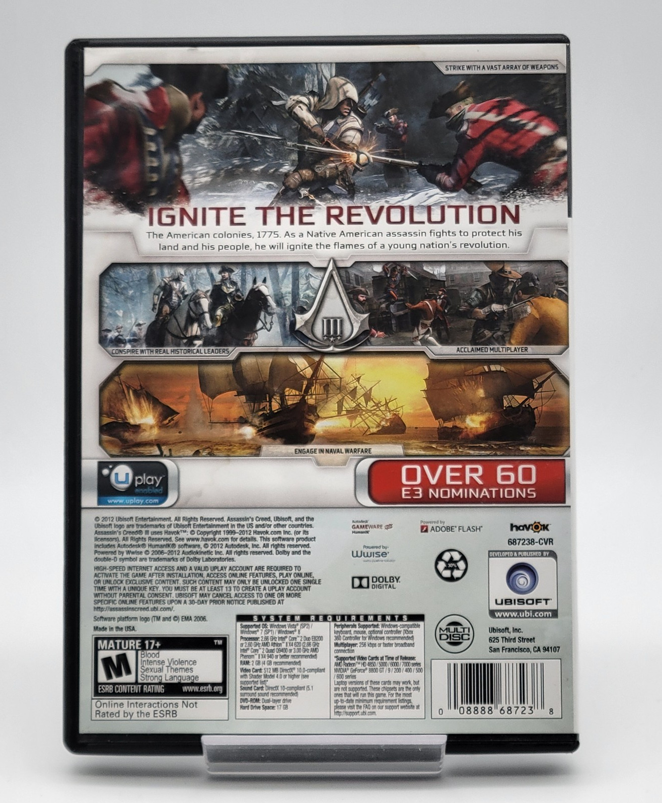 Assassin’s Creed III | Windows PC DVD Game