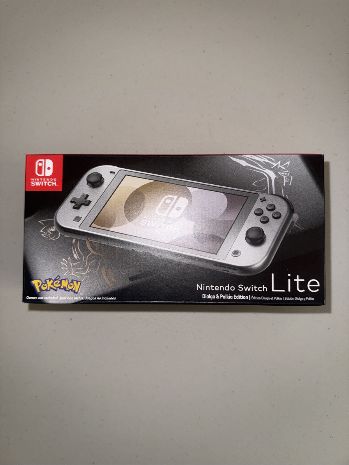 Nintendo Switch Lite Pokemon Dialga & Palkia Console US Version Unopened