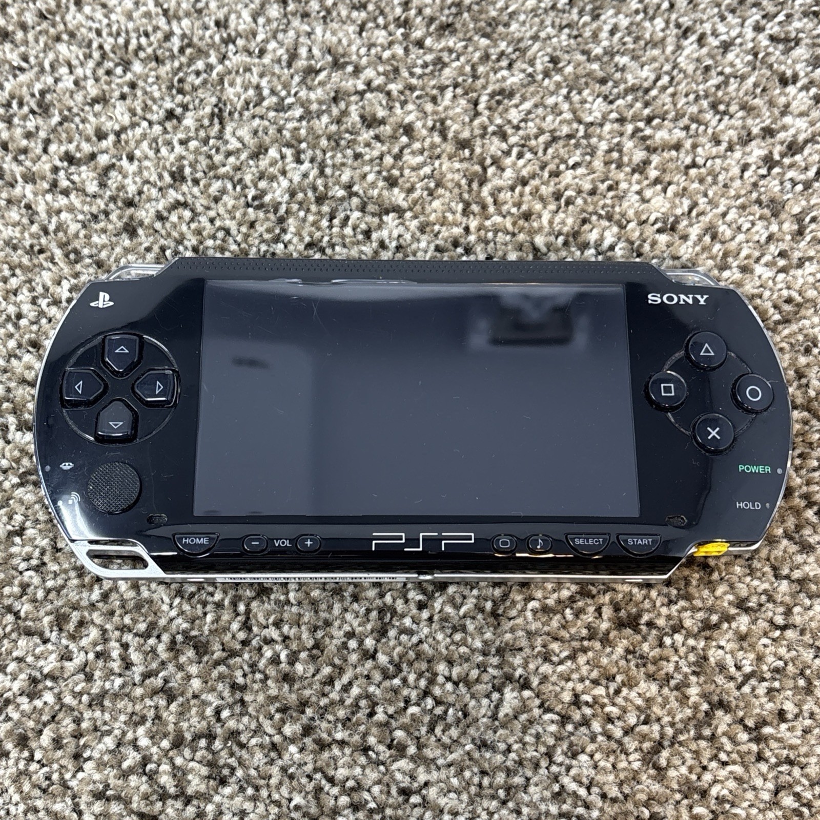 Sony PSP-1001 Handheld Console Black Tested NO BATTERY OR COVER