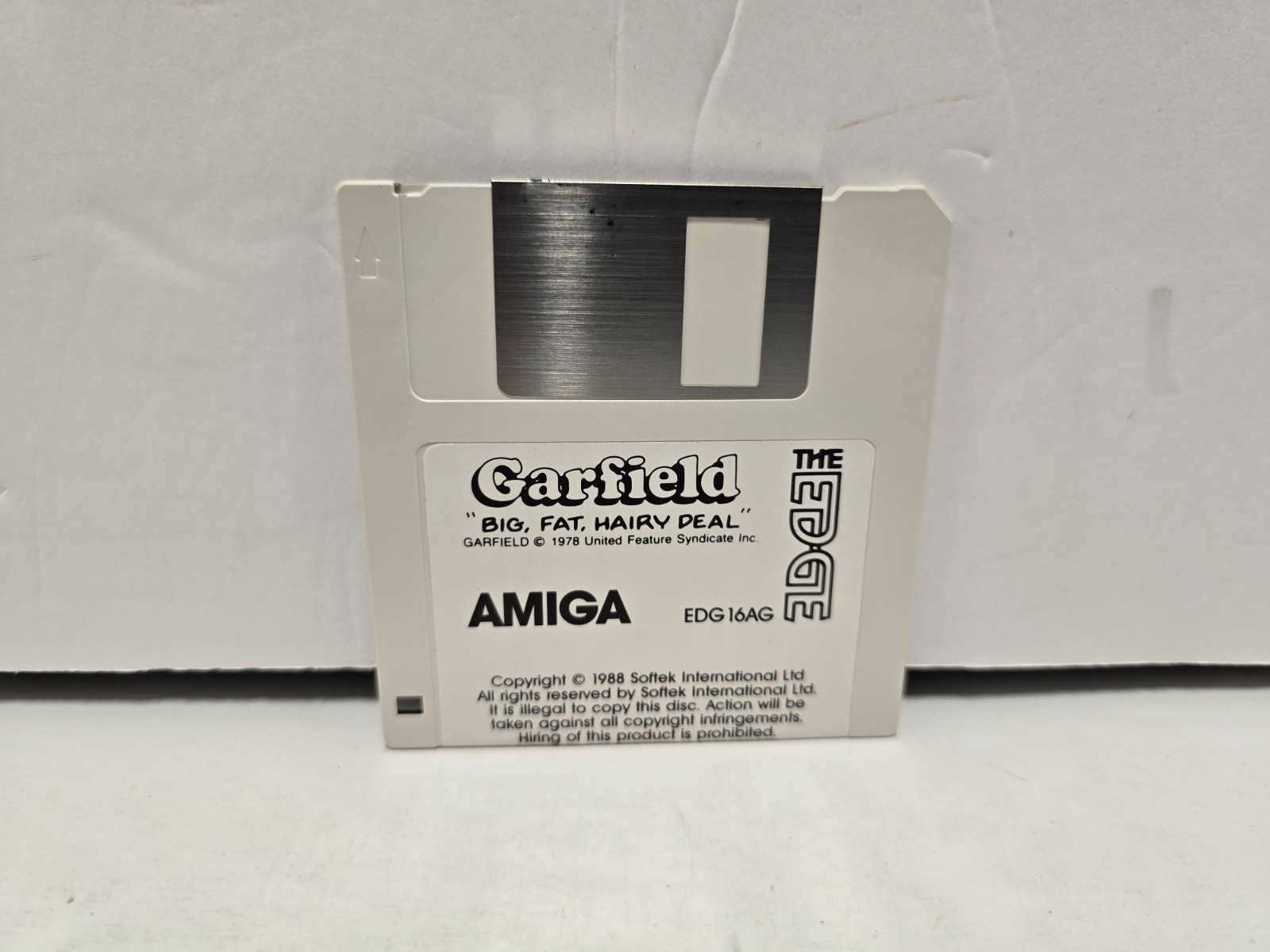 Garfield Big Fat Hairy Deal w/ Manual 3.5″ Commodore Amiga