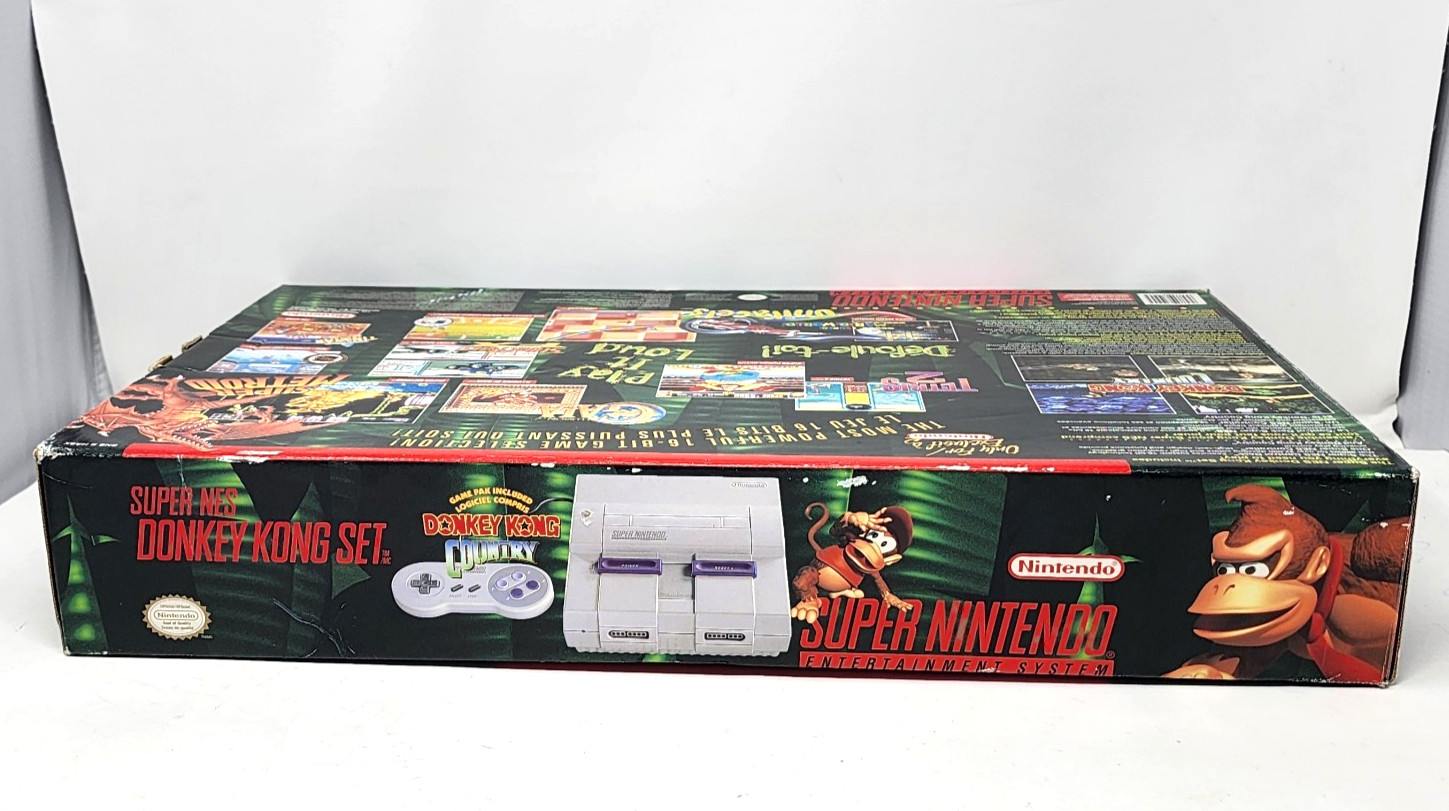 Super NES Donkey Kong Country Set Special Edition SNES CIB TESTED