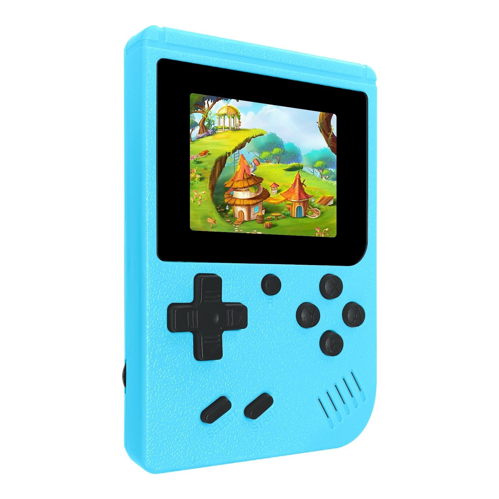 Portable Mini Retro Handheld Game Console – 400 Built-in Games, 3″ IPS Screen, R