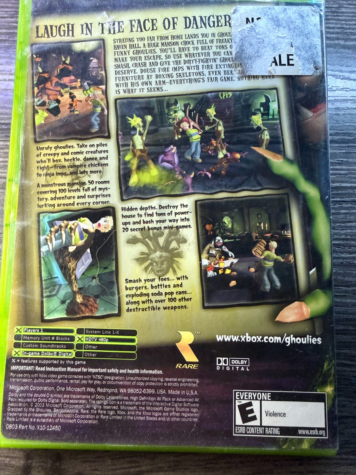 Grabbed by the Ghoulies (Microsoft Xbox, 2003)