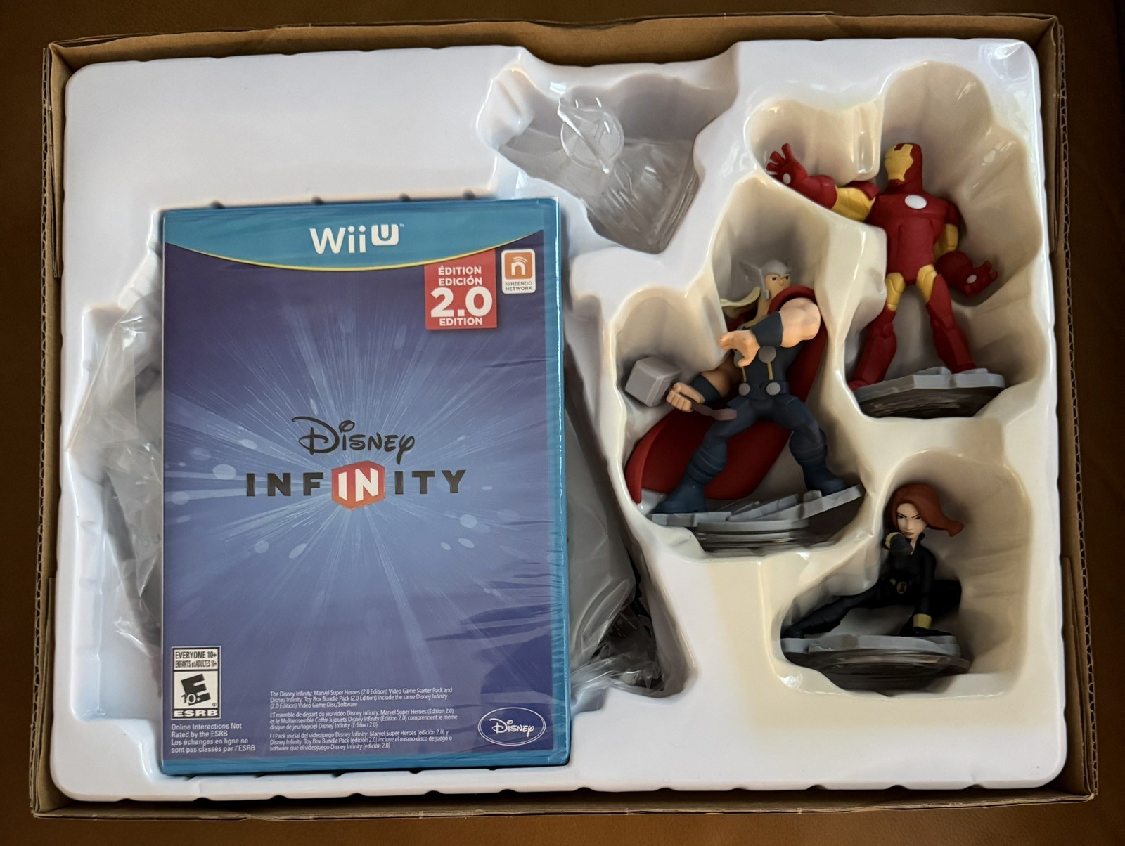Disney Infinity 2.0 Marvel Super Heroes Starter Pack For Wii U Includes Figures