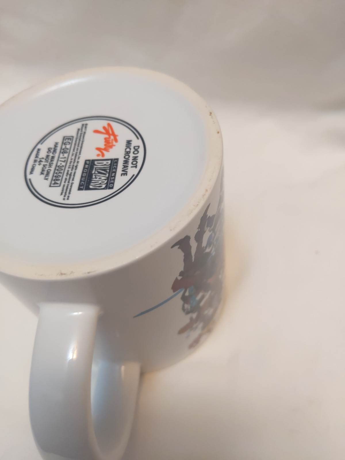 Overwatch Design Blizzard Entertainment Collectable Coffee Tea Mug Cup White