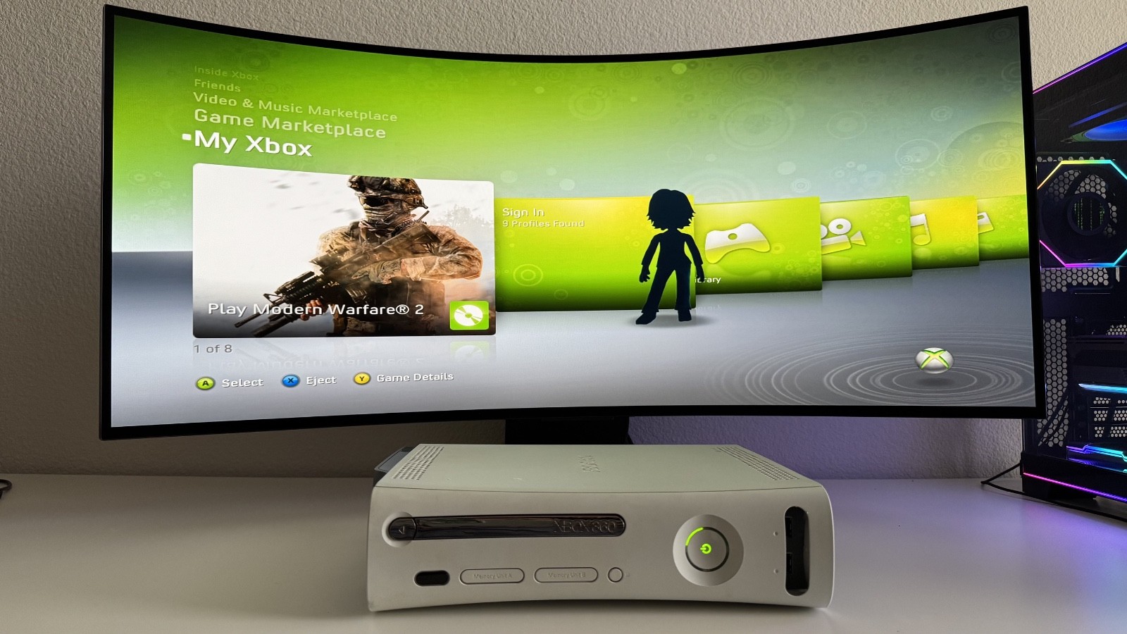 Xbox 360 NXE Dashboard 2.0.8955.0 (FIXED GPU FALCON)
