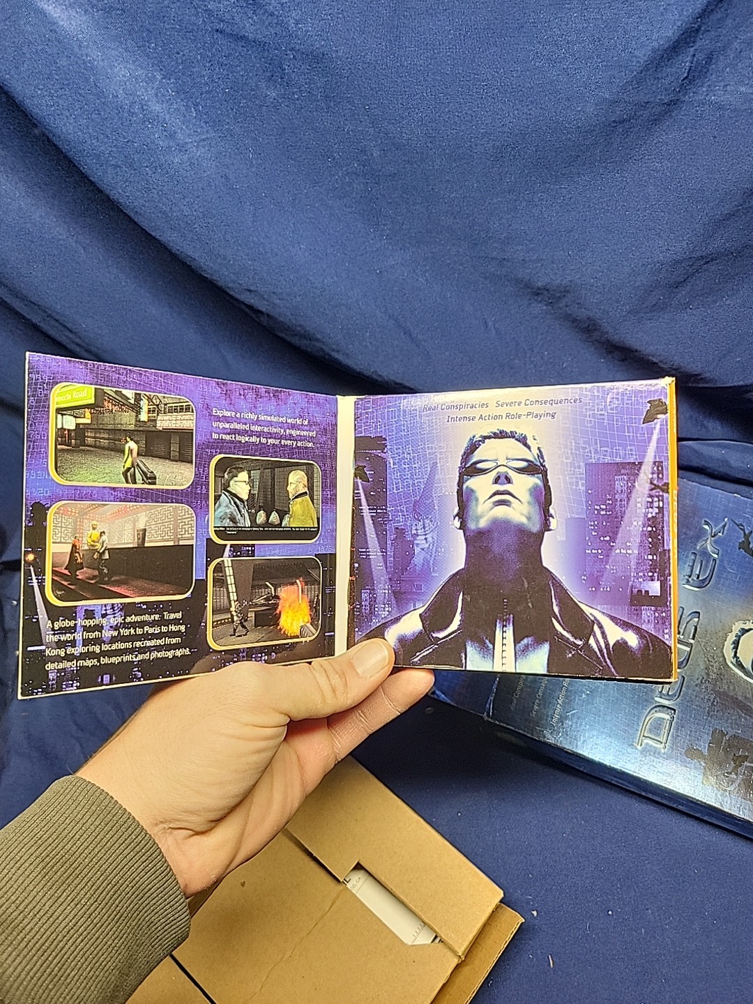 Deus Ex PC CD-ROM Big Box Classic Action RPG Game Ion Storm Eidos 2000